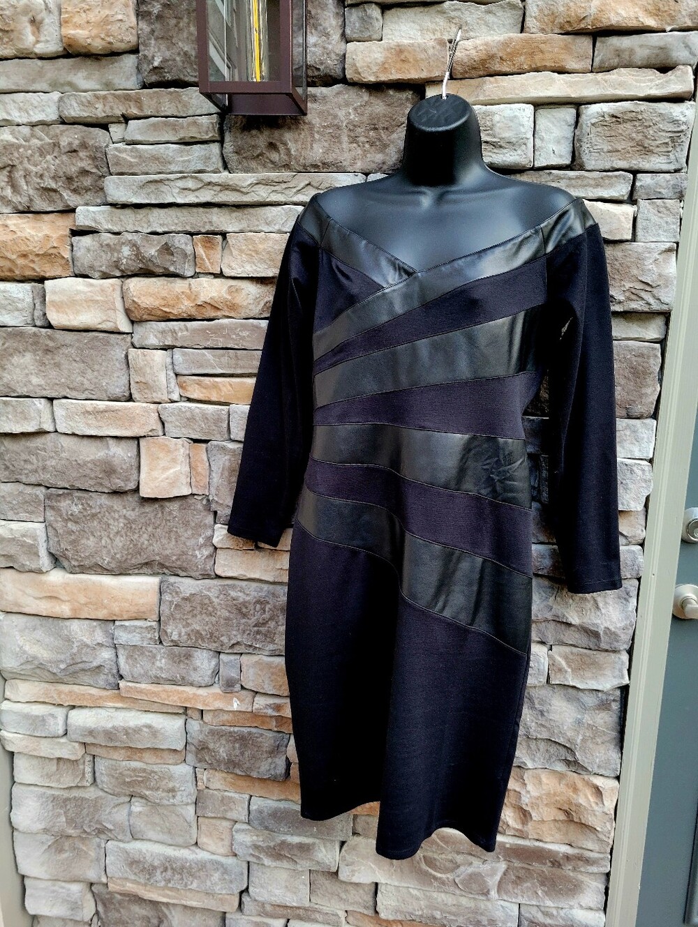 Venus Faux Leather Dress